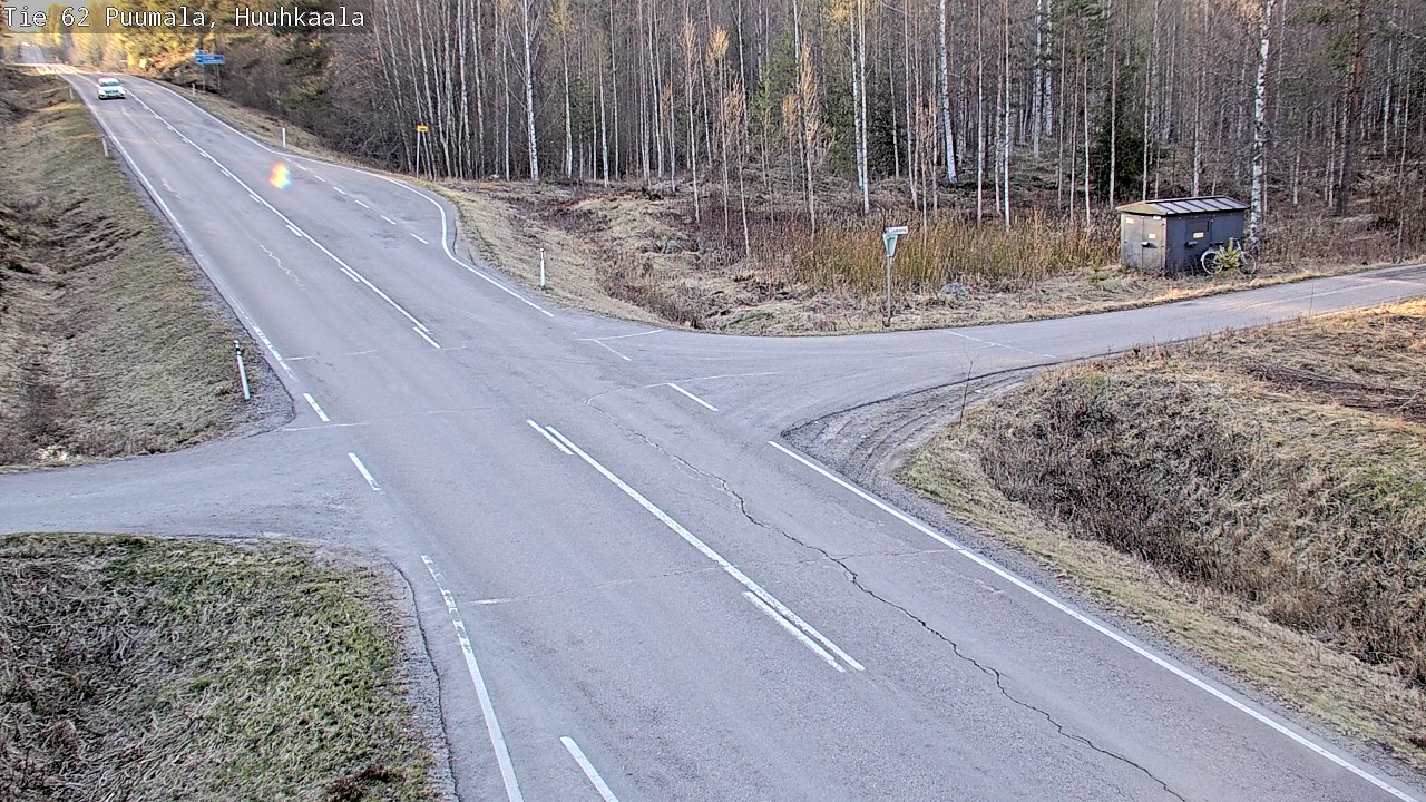 Weather Camera Image Väg 62 Puumala, Huuhkaala, Puumala, Etelä-Savo