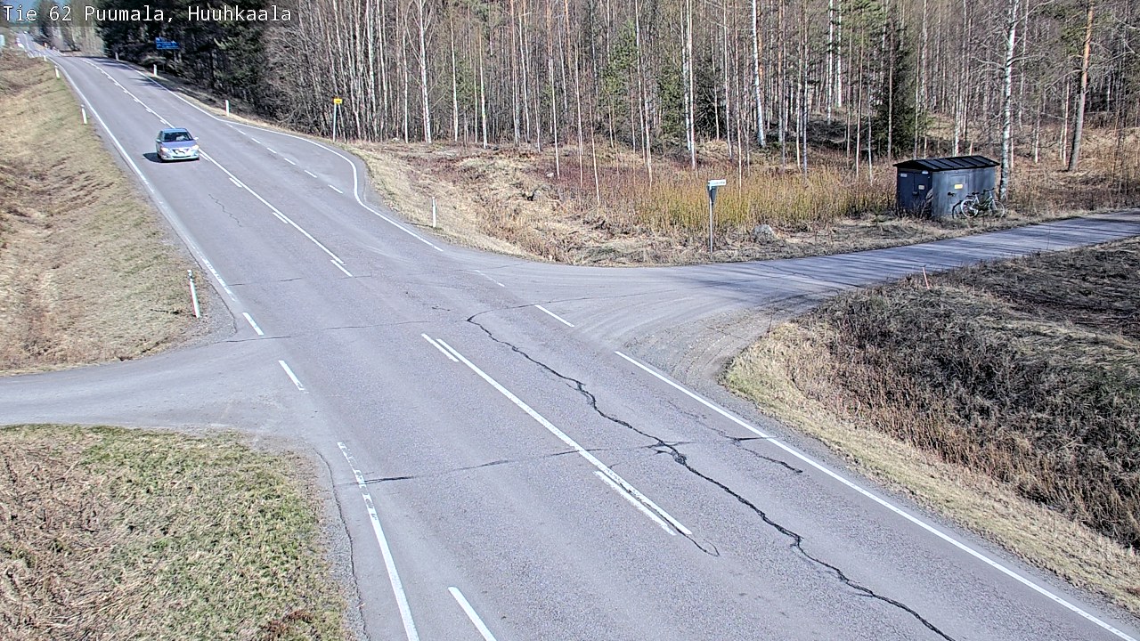 Weather Camera Image Road 62 Puumala, Huuhkaala, Puumala, Etelä-Savo