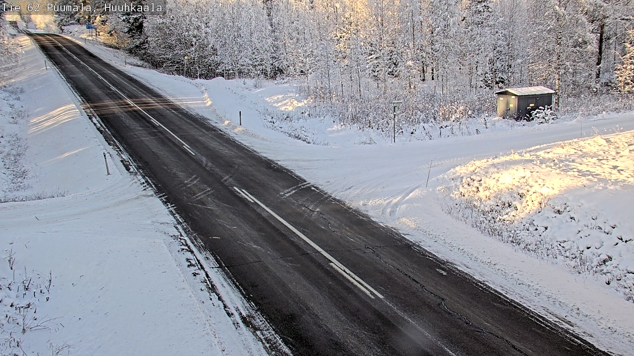 Weather Camera Image Väg 62 Puumala, Huuhkaala, Puumala, Etelä-Savo