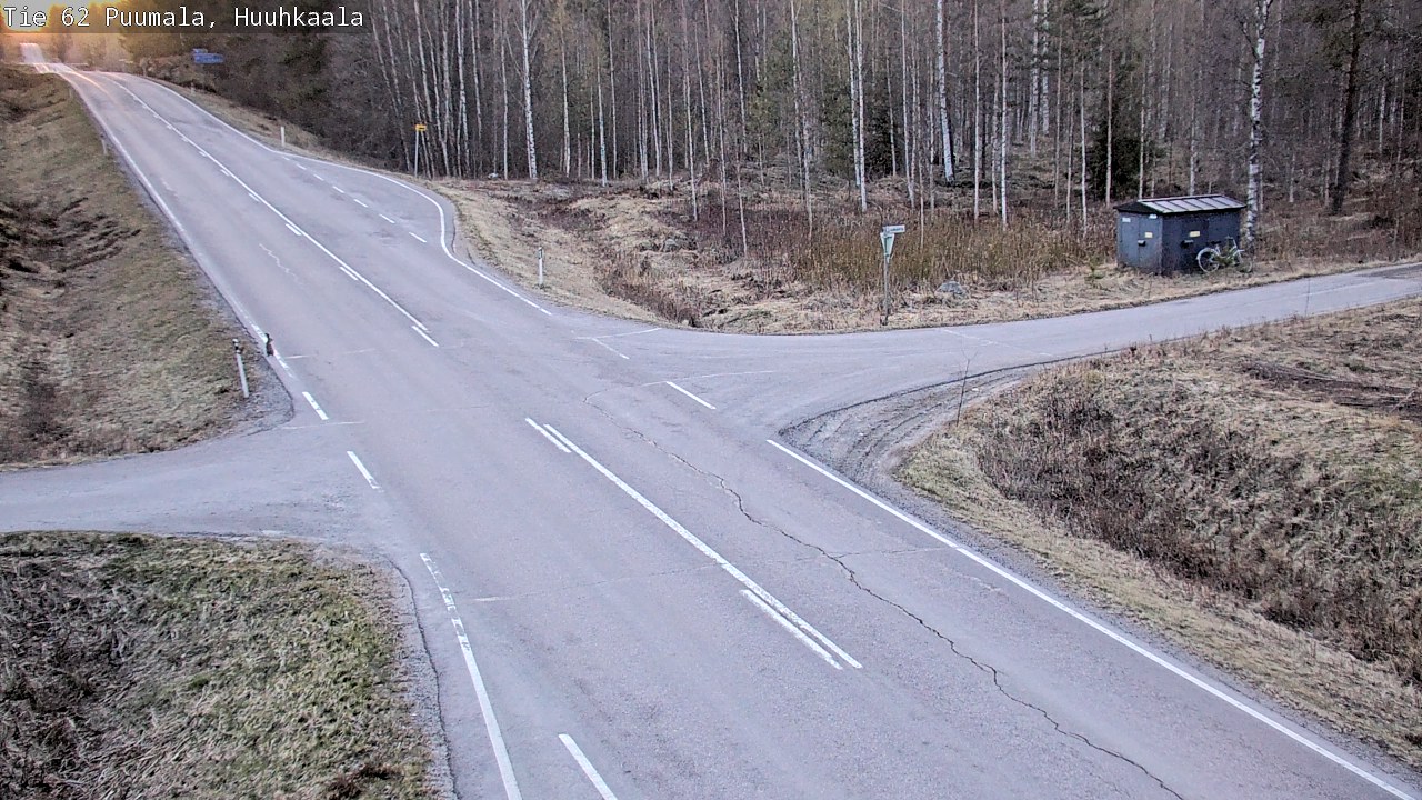 Weather Camera Image Väg 62 Puumala, Huuhkaala, Puumala, Etelä-Savo
