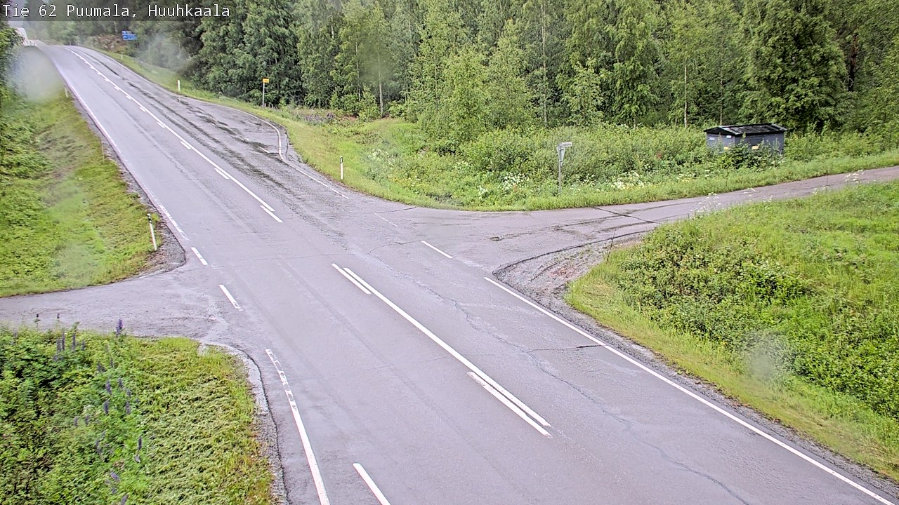 Weather Camera Image Väg 62 Puumala, Huuhkaala, Puumala, Etelä-Savo