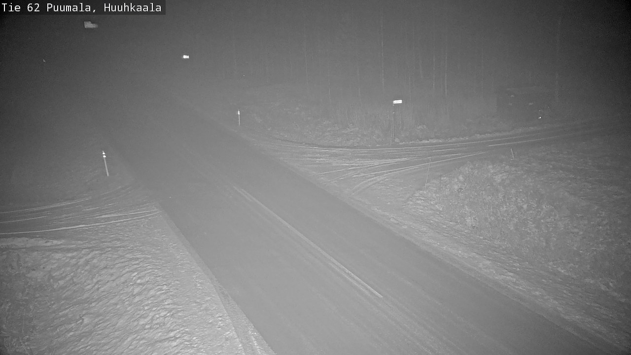 Weather Camera Image Väg 62 Puumala, Huuhkaala, Puumala, Etelä-Savo