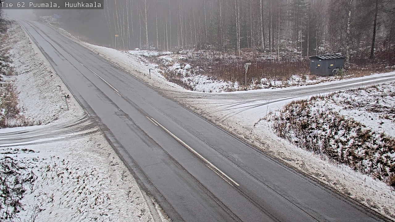 Weather Camera Image Väg 62 Puumala, Huuhkaala, Puumala, Etelä-Savo