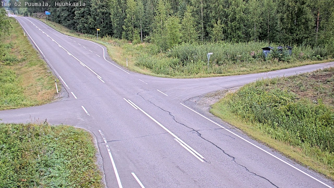 Weather Camera Image Väg 62 Puumala, Huuhkaala, Puumala, Etelä-Savo