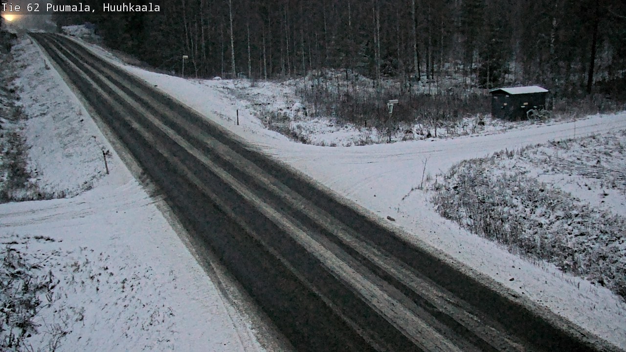 Weather Camera Image Väg 62 Puumala, Huuhkaala, Puumala, Etelä-Savo