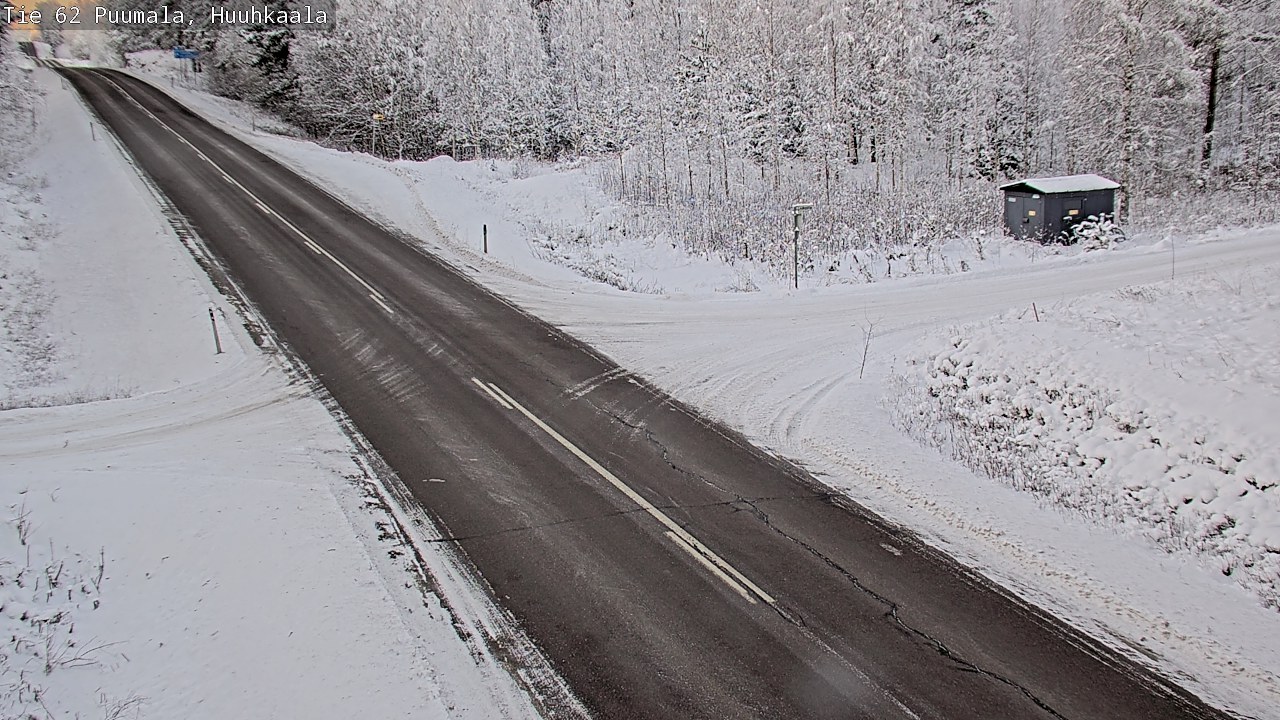 Weather Camera Image Väg 62 Puumala, Huuhkaala, Puumala, Etelä-Savo