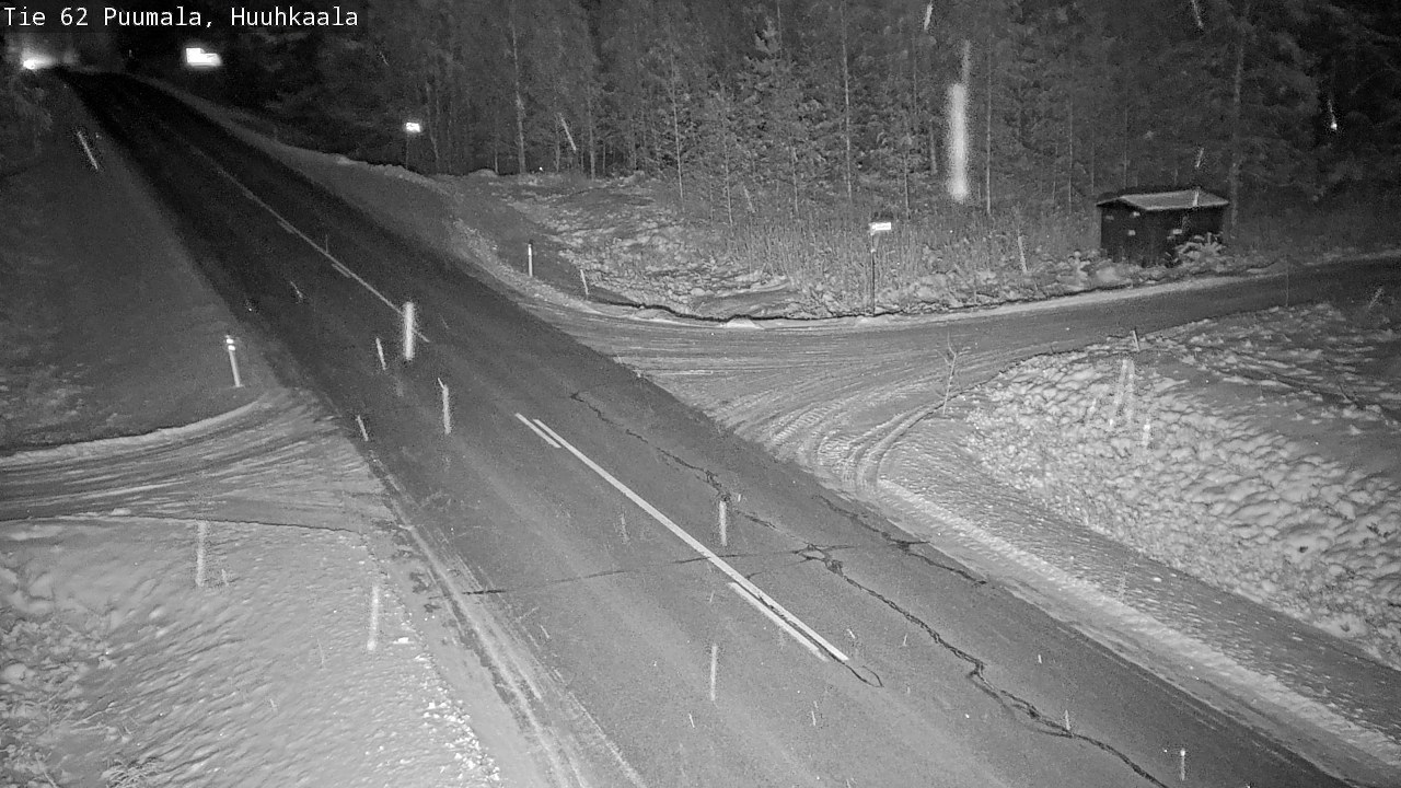 Weather Camera Image Väg 62 Puumala, Huuhkaala, Puumala, Etelä-Savo