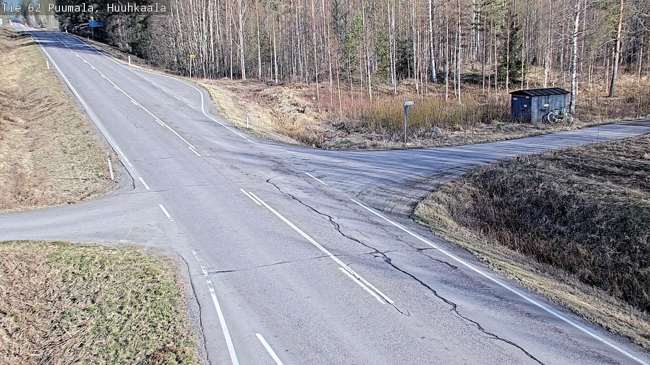 Weather Camera Image Road 62 Puumala, Huuhkaala, Puumala, Etelä-Savo
