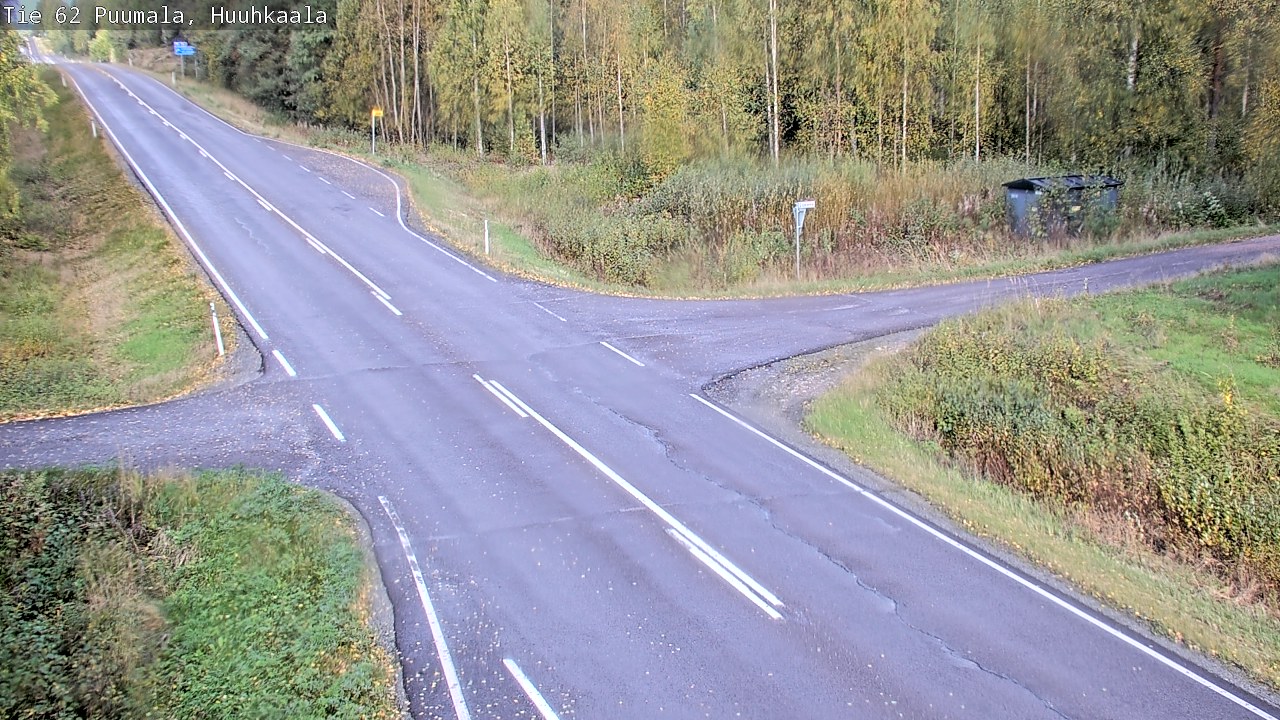 Weather Camera Image Road 62 Puumala, Huuhkaala, Puumala, Etelä-Savo