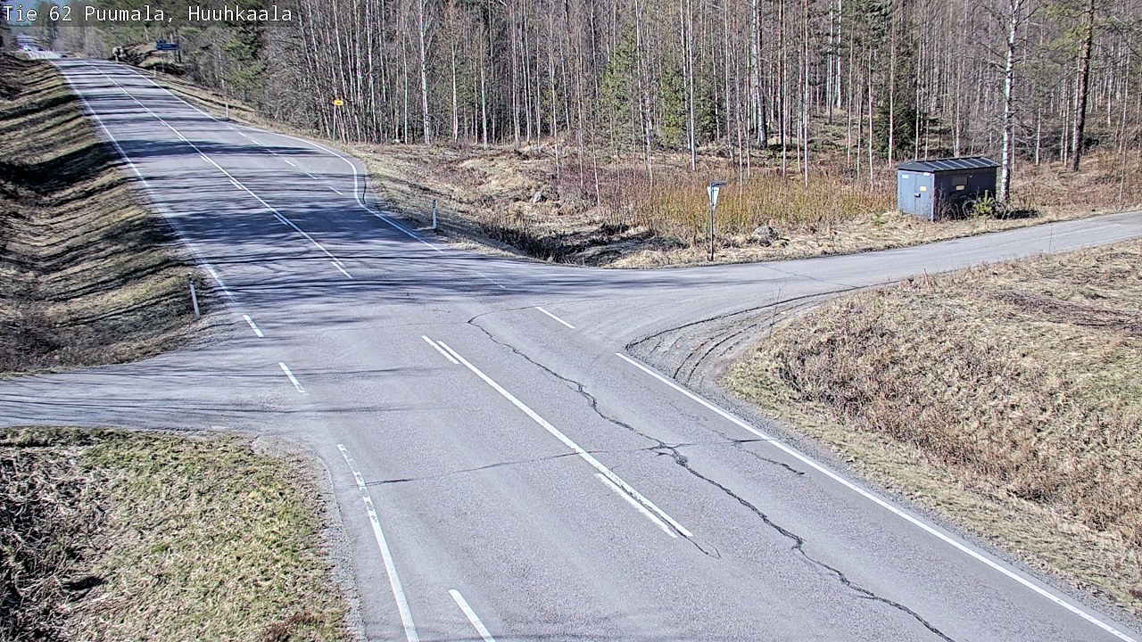 Weather Camera Image Väg 62 Puumala, Huuhkaala, Puumala, Etelä-Savo