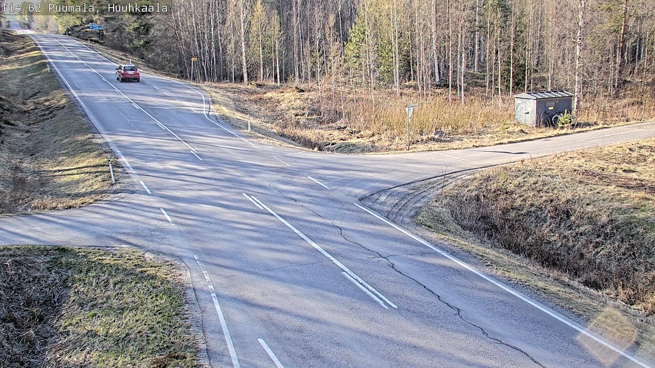 Weather Camera Image Väg 62 Puumala, Huuhkaala, Puumala, Etelä-Savo