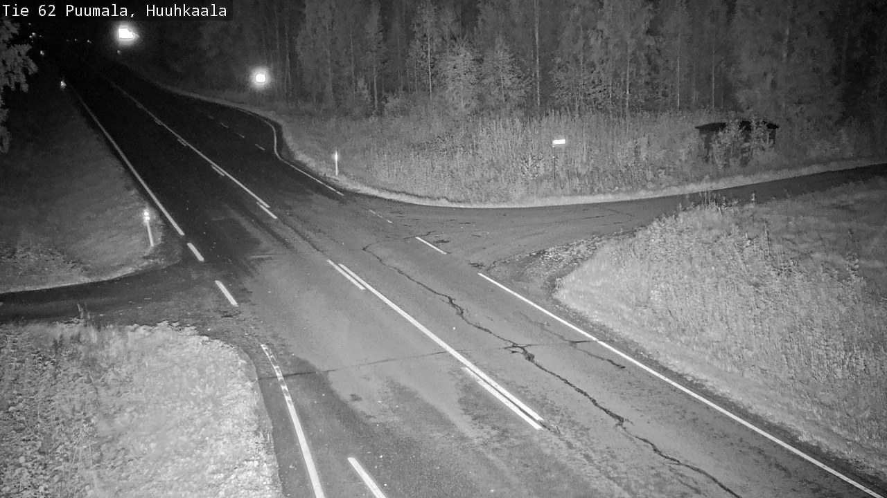 Weather Camera Image Road 62 Puumala, Huuhkaala, Puumala, Etelä-Savo