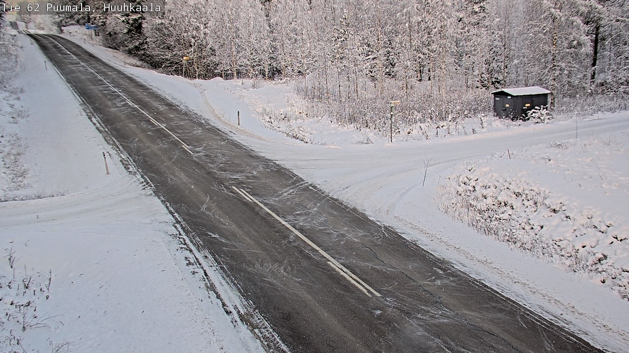 Weather Camera Image Väg 62 Puumala, Huuhkaala, Puumala, Etelä-Savo