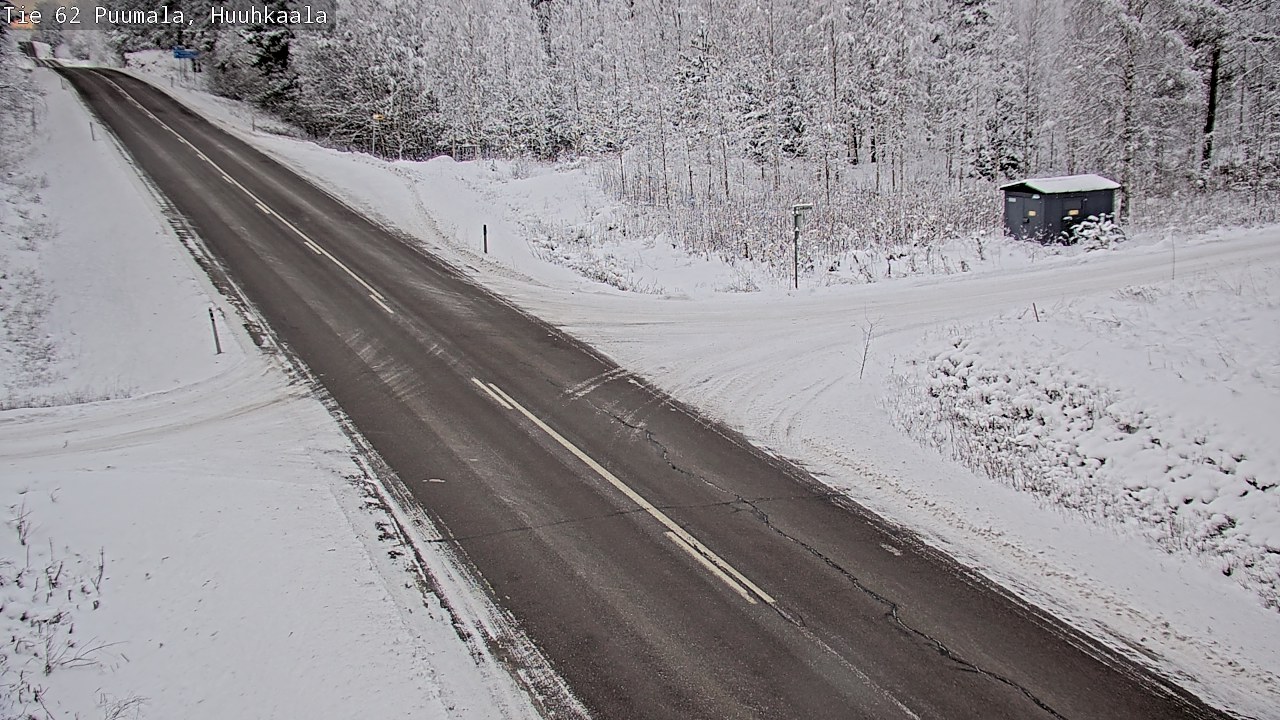 Weather Camera Image Väg 62 Puumala, Huuhkaala, Puumala, Etelä-Savo
