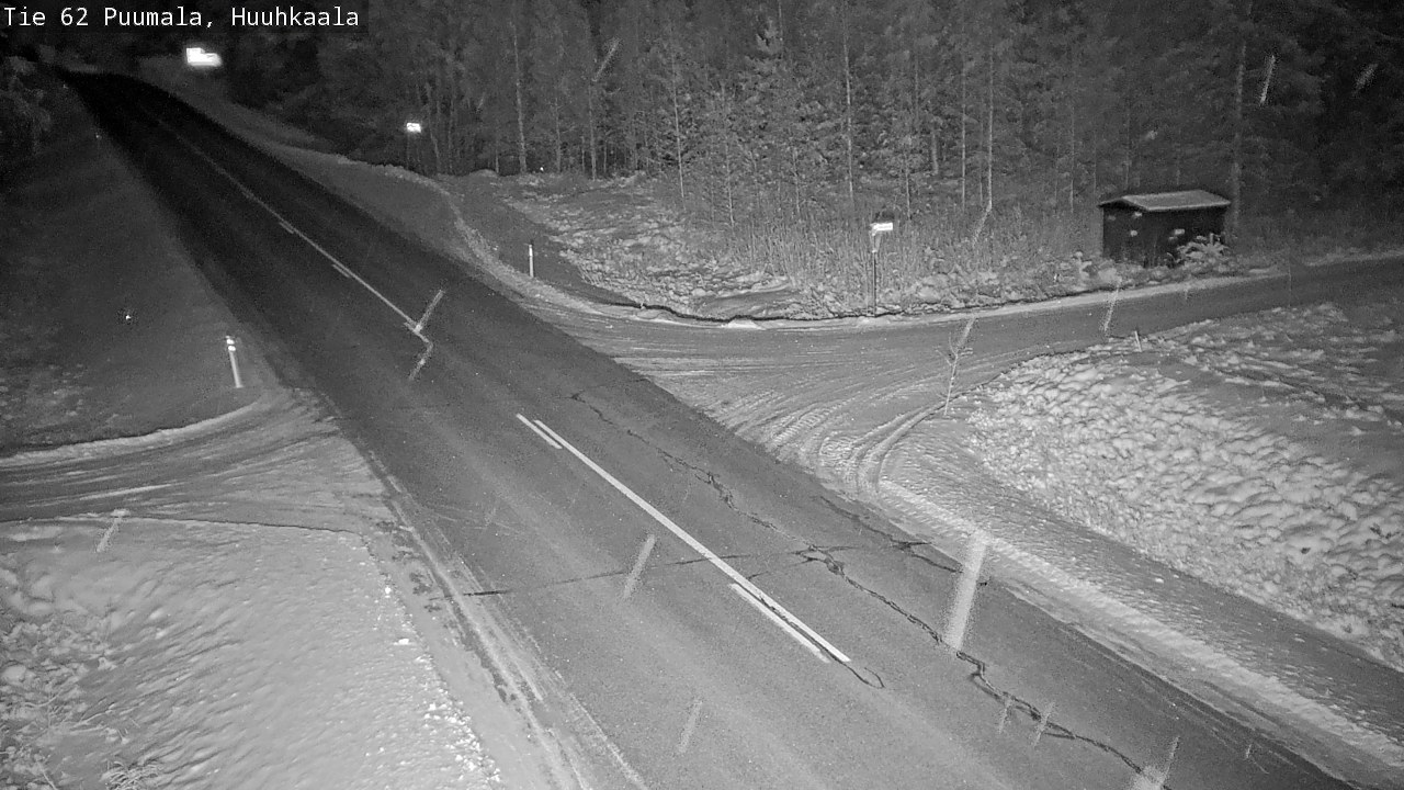 Weather Camera Image Väg 62 Puumala, Huuhkaala, Puumala, Etelä-Savo