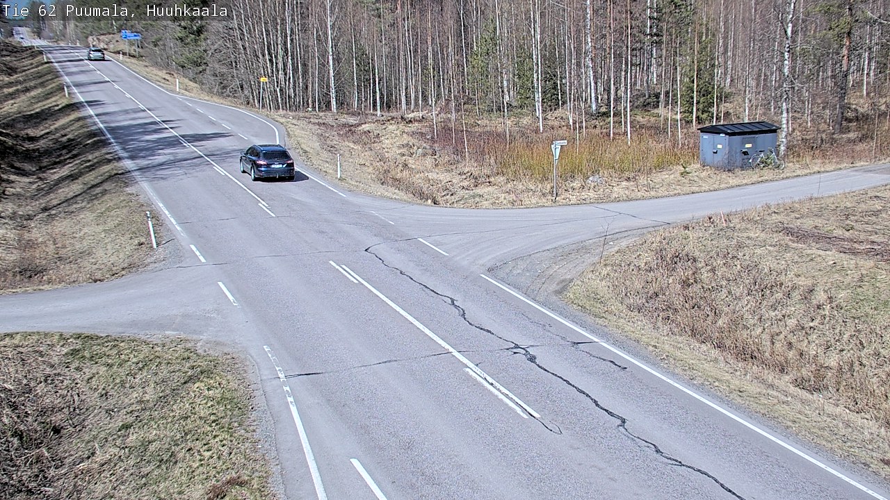 Weather Camera Image Väg 62 Puumala, Huuhkaala, Puumala, Etelä-Savo