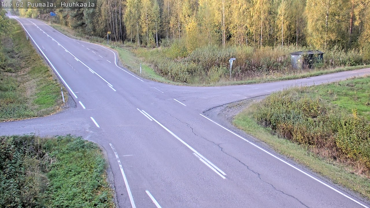 Weather Camera Image Väg 62 Puumala, Huuhkaala, Puumala, Etelä-Savo