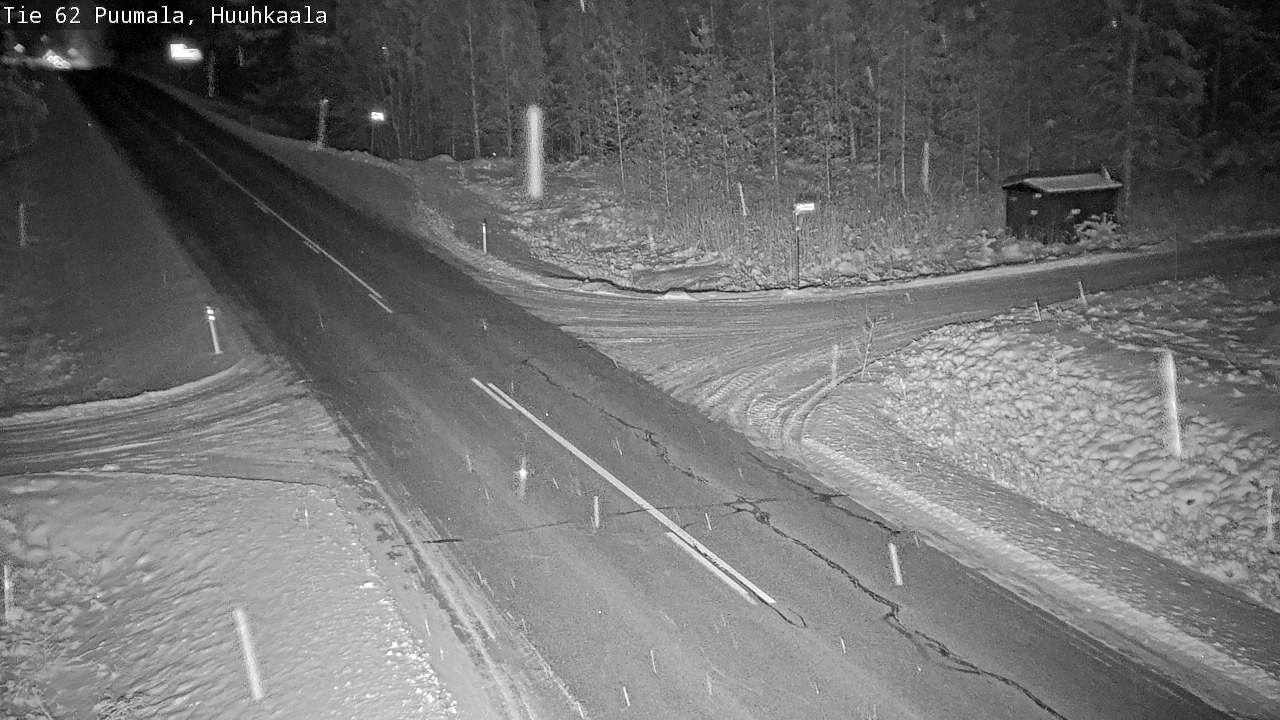 Weather Camera Image Väg 62 Puumala, Huuhkaala, Puumala, Etelä-Savo