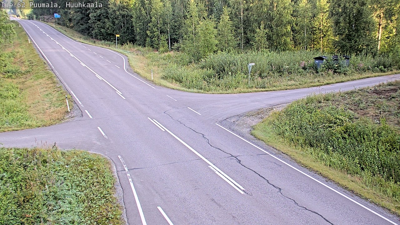 Weather Camera Image Road 62 Puumala, Huuhkaala, Puumala, Etelä-Savo