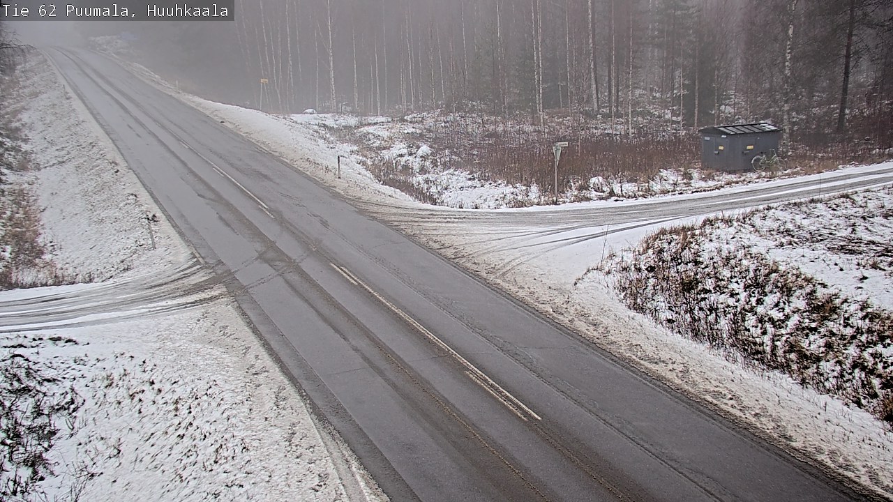 Weather Camera Image Väg 62 Puumala, Huuhkaala, Puumala, Etelä-Savo