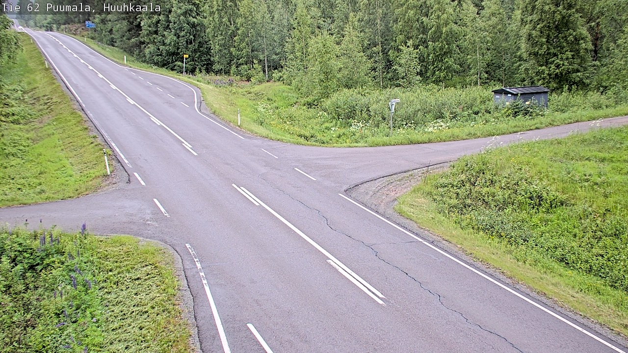 Weather Camera Image Road 62 Puumala, Huuhkaala, Puumala, Etelä-Savo