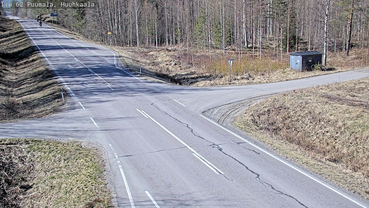 Weather Camera Image Väg 62 Puumala, Huuhkaala, Puumala, Etelä-Savo