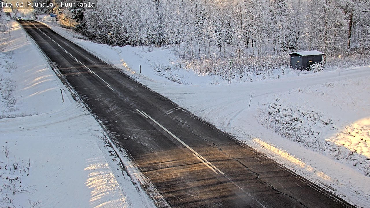 Weather Camera Image Väg 62 Puumala, Huuhkaala, Puumala, Etelä-Savo