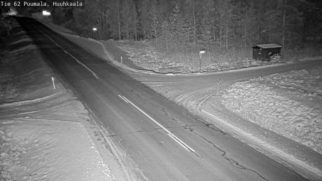 Weather Camera Image Road 62 Puumala, Huuhkaala, Puumala, Etelä-Savo
