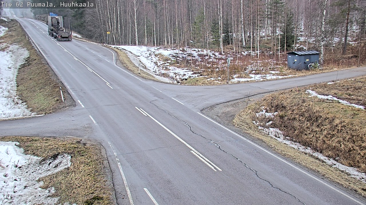Weather Camera Image Road 62 Puumala, Huuhkaala, Puumala, Etelä-Savo