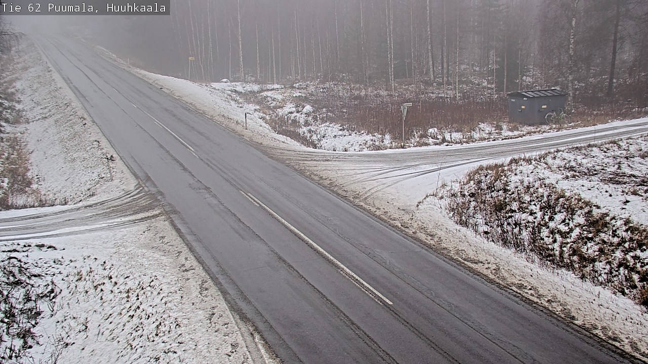 Weather Camera Image Väg 62 Puumala, Huuhkaala, Puumala, Etelä-Savo