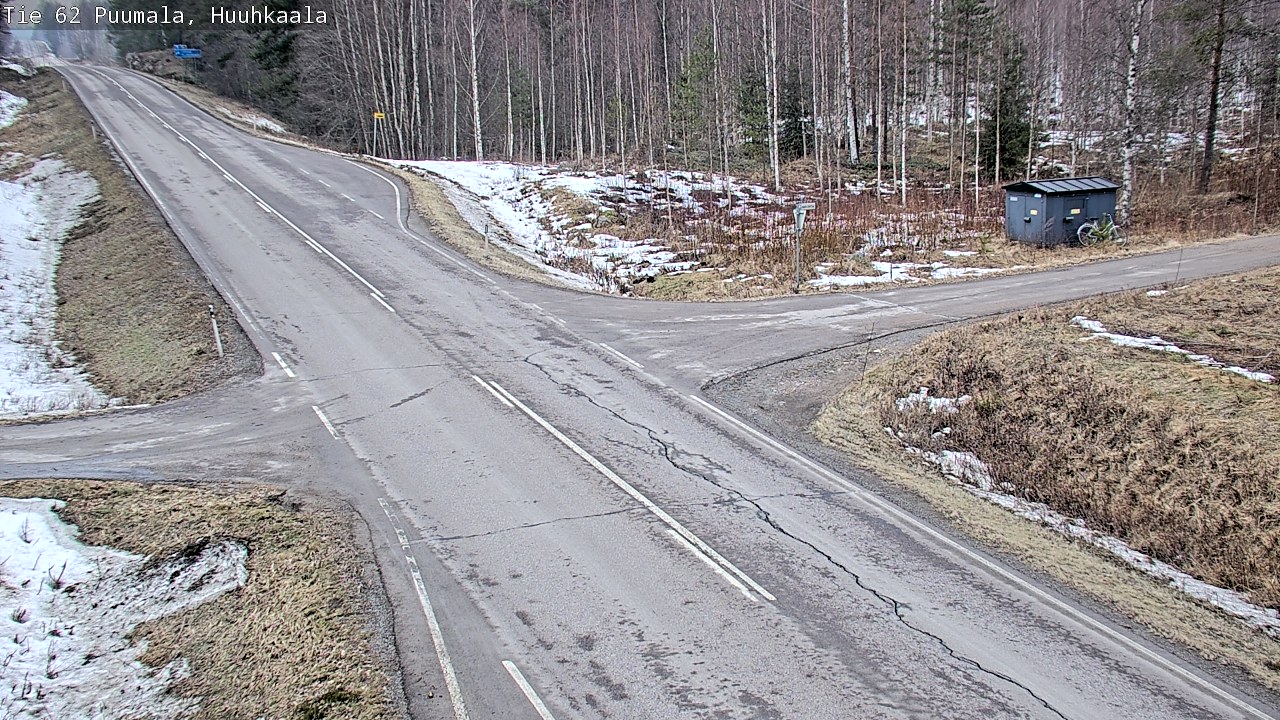 Weather Camera Image Väg 62 Puumala, Huuhkaala, Puumala, Etelä-Savo