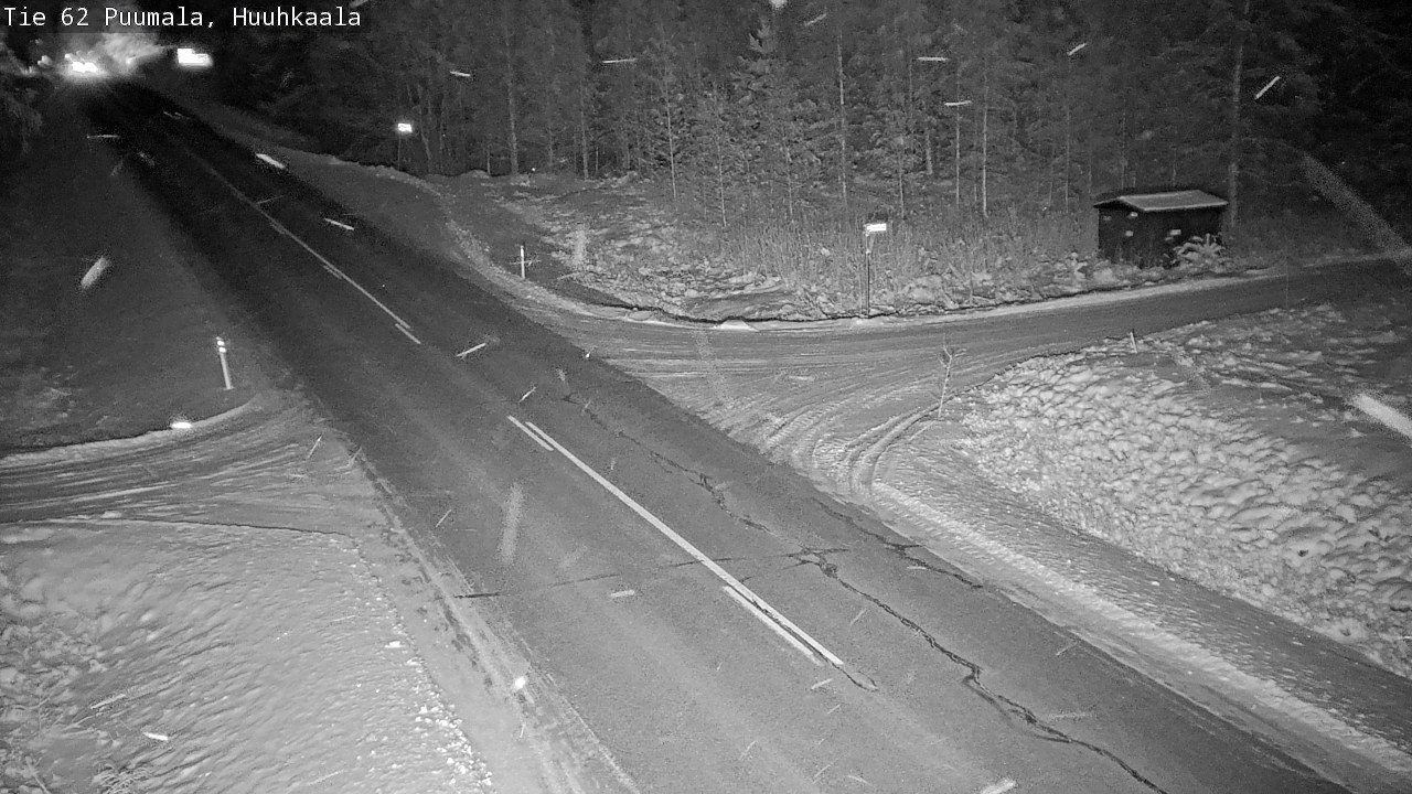Weather Camera Image Väg 62 Puumala, Huuhkaala, Puumala, Etelä-Savo