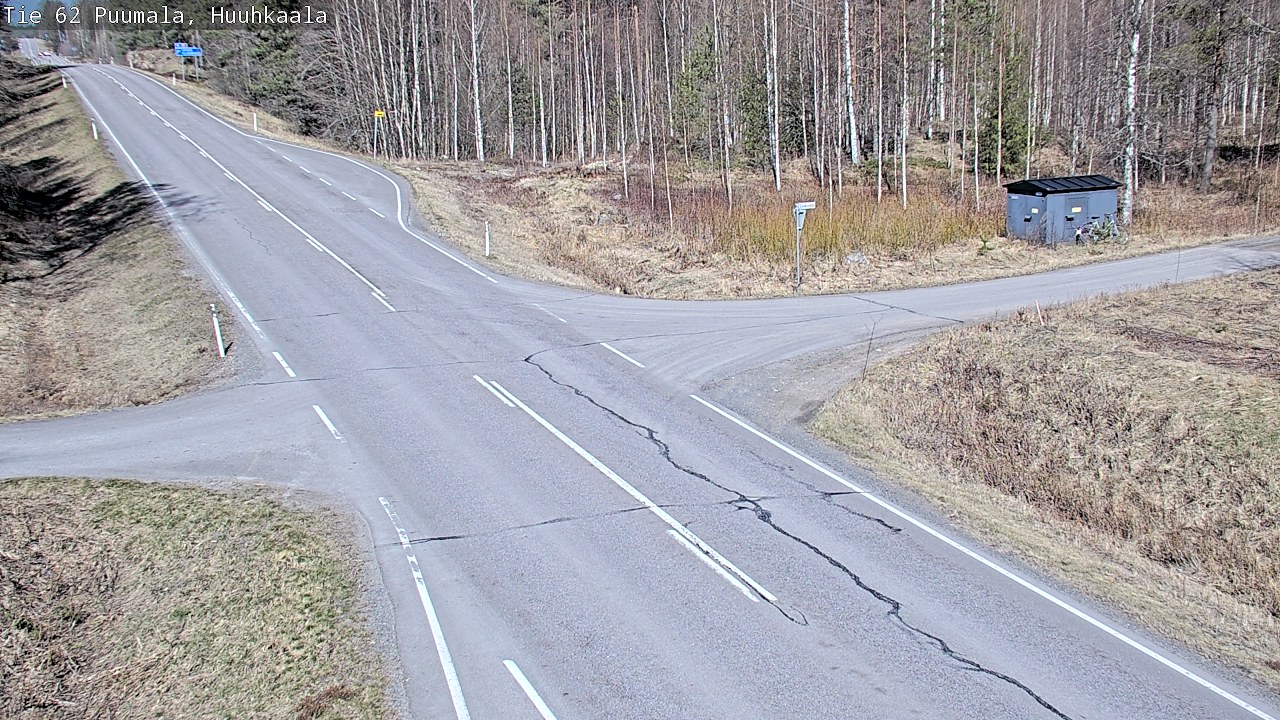 Weather Camera Image Väg 62 Puumala, Huuhkaala, Puumala, Etelä-Savo