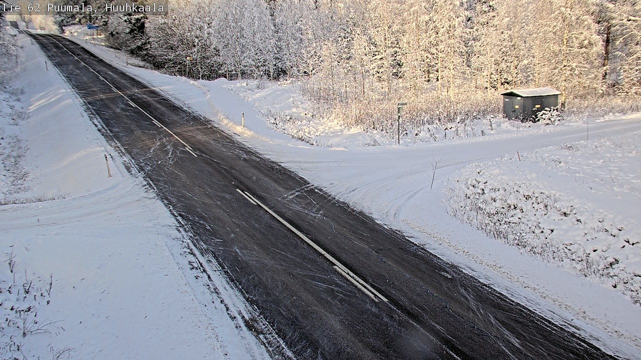 Weather Camera Image Väg 62 Puumala, Huuhkaala, Puumala, Etelä-Savo