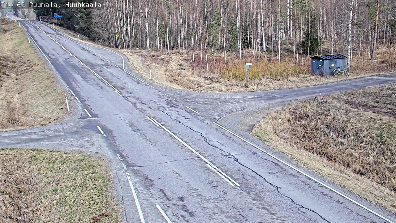 Weather Camera Image Väg 62 Puumala, Huuhkaala, Puumala, Etelä-Savo