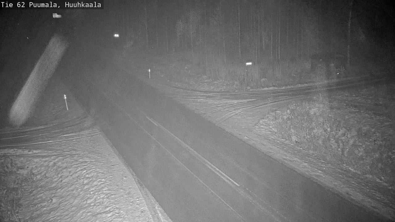 Weather Camera Image Väg 62 Puumala, Huuhkaala, Puumala, Etelä-Savo