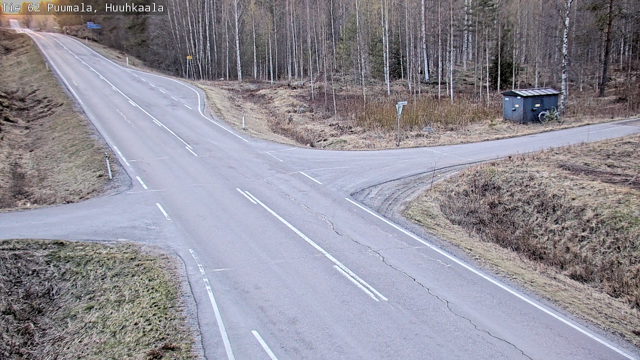 Weather Camera Image Väg 62 Puumala, Huuhkaala, Puumala, Etelä-Savo