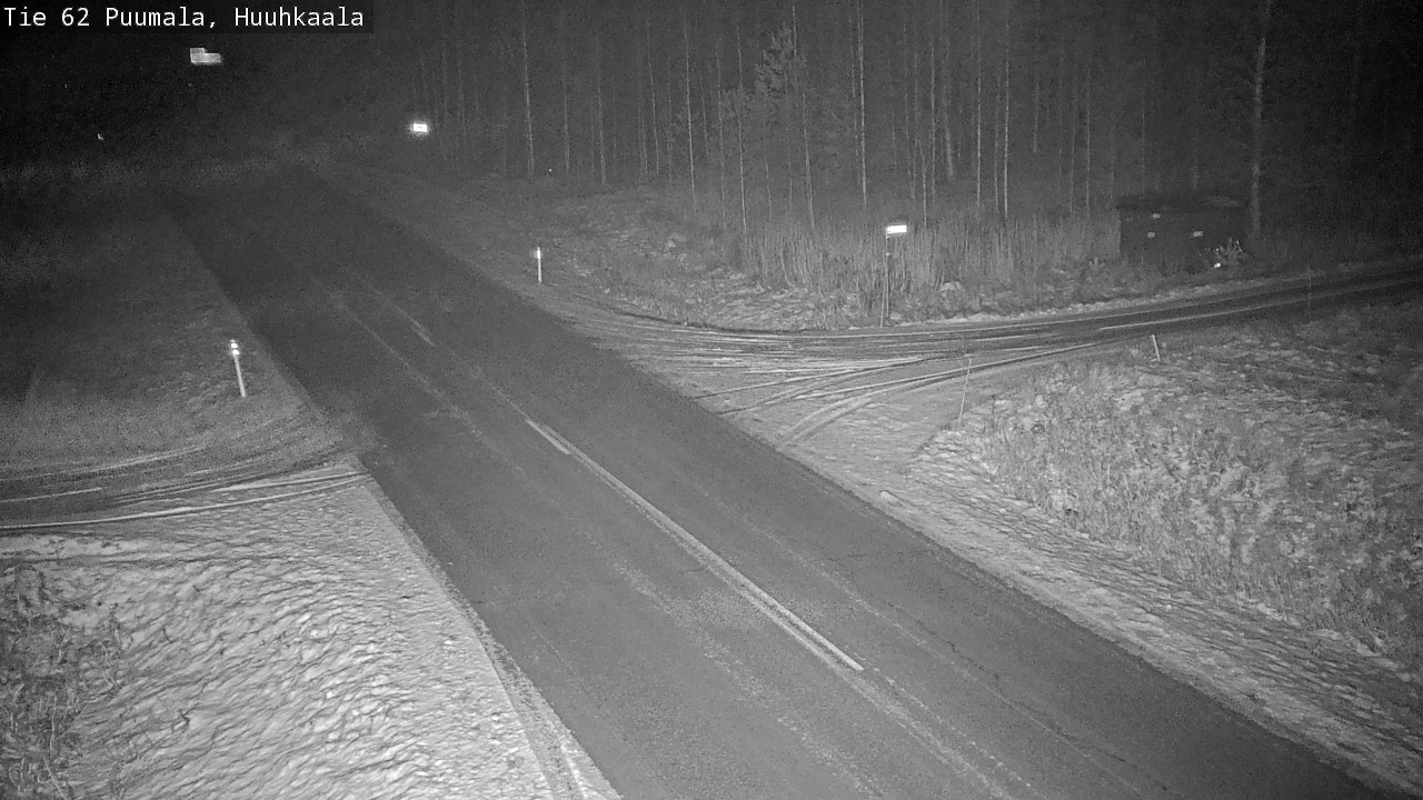 Weather Camera Image Väg 62 Puumala, Huuhkaala, Puumala, Etelä-Savo