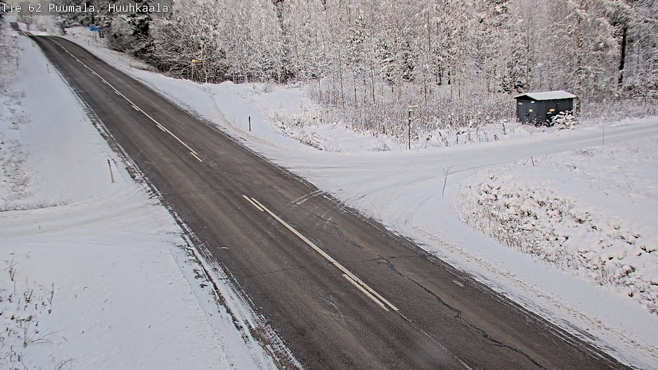 Weather Camera Image Väg 62 Puumala, Huuhkaala, Puumala, Etelä-Savo