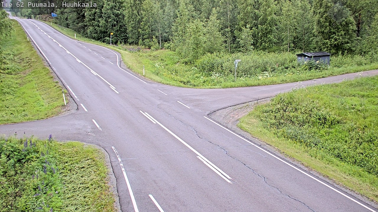 Weather Camera Image Road 62 Puumala, Huuhkaala, Puumala, Etelä-Savo
