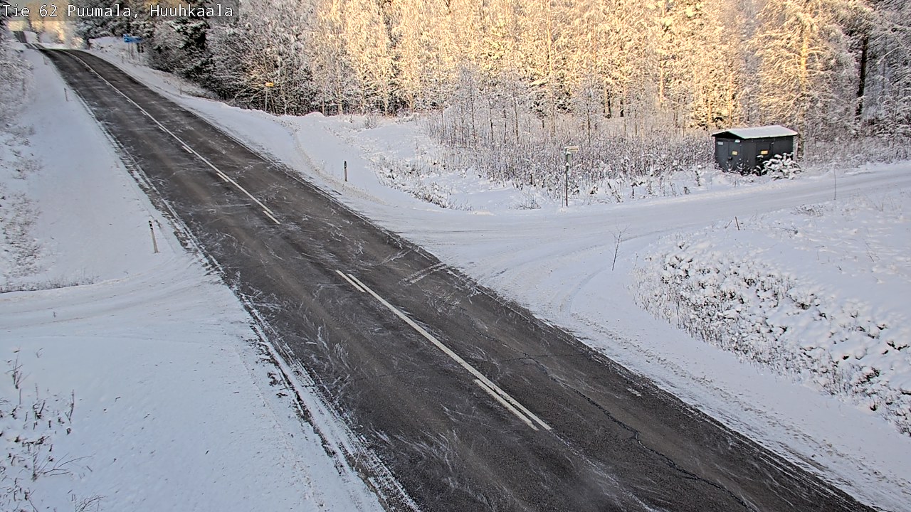 Weather Camera Image Väg 62 Puumala, Huuhkaala, Puumala, Etelä-Savo