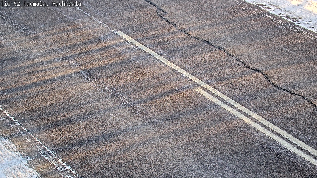 Weather Camera Image Väg 62 Puumala, Huuhkaala, Puumala, Etelä-Savo