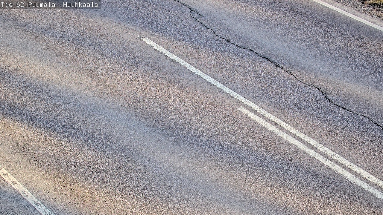 Weather Camera Image Väg 62 Puumala, Huuhkaala, Puumala, Etelä-Savo