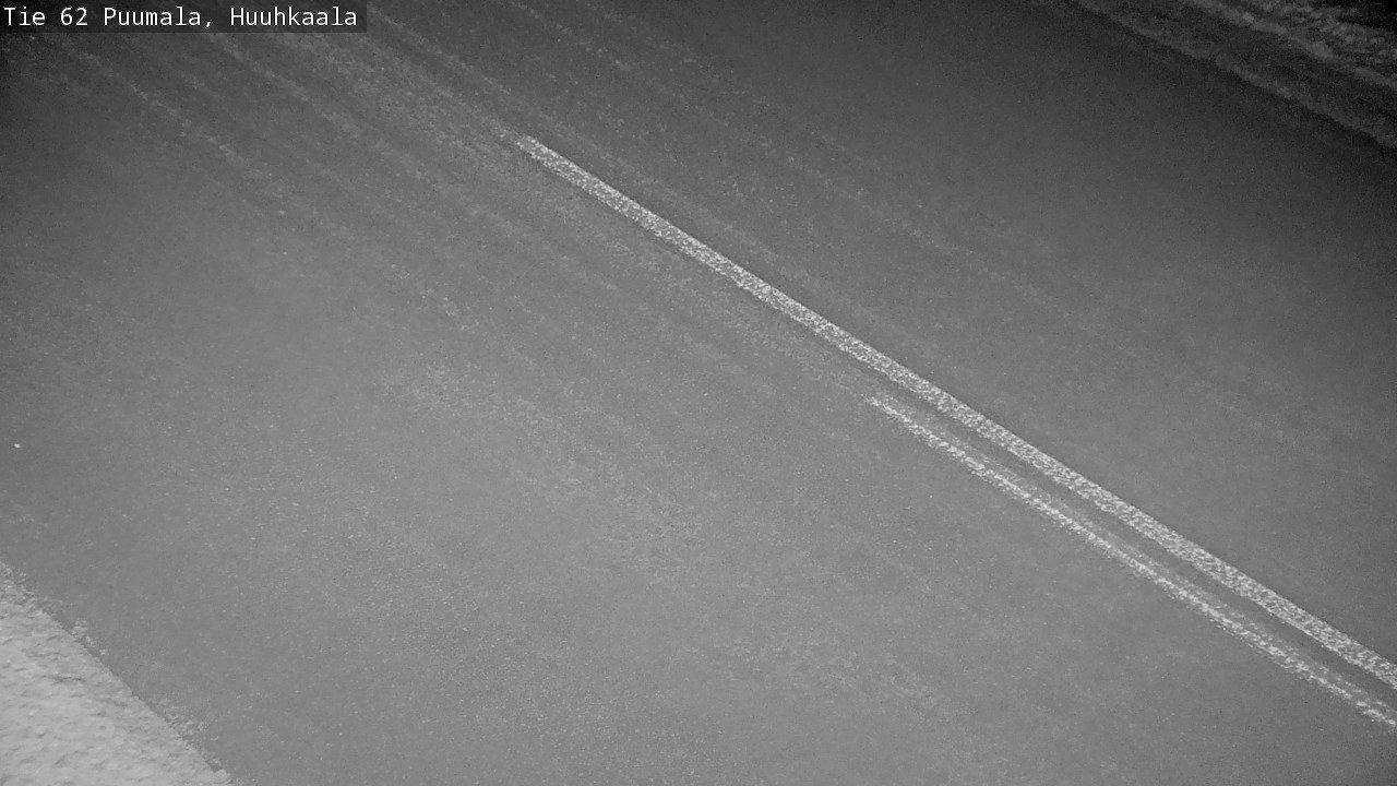 Weather Camera Image Väg 62 Puumala, Huuhkaala, Puumala, Etelä-Savo