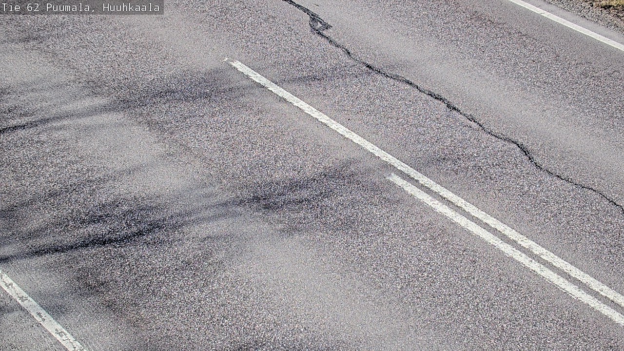 Weather Camera Image Väg 62 Puumala, Huuhkaala, Puumala, Etelä-Savo