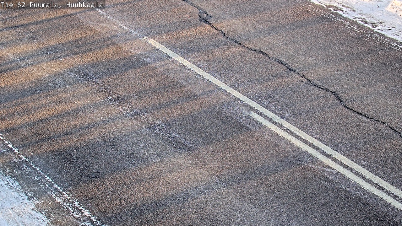 Weather Camera Image Väg 62 Puumala, Huuhkaala, Puumala, Etelä-Savo