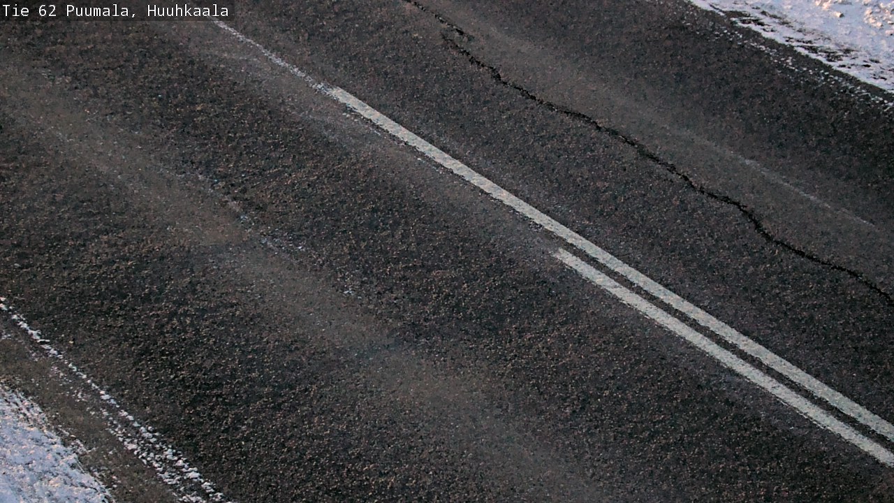Weather Camera Image Väg 62 Puumala, Huuhkaala, Puumala, Etelä-Savo