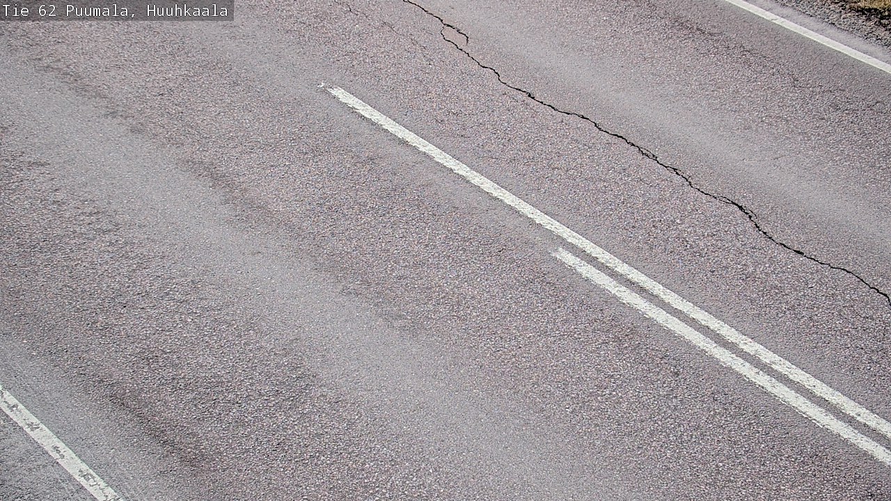 Weather Camera Image Väg 62 Puumala, Huuhkaala, Puumala, Etelä-Savo