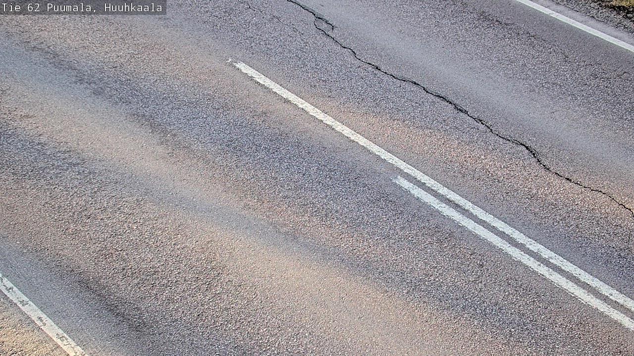 Weather Camera Image Väg 62 Puumala, Huuhkaala, Puumala, Etelä-Savo
