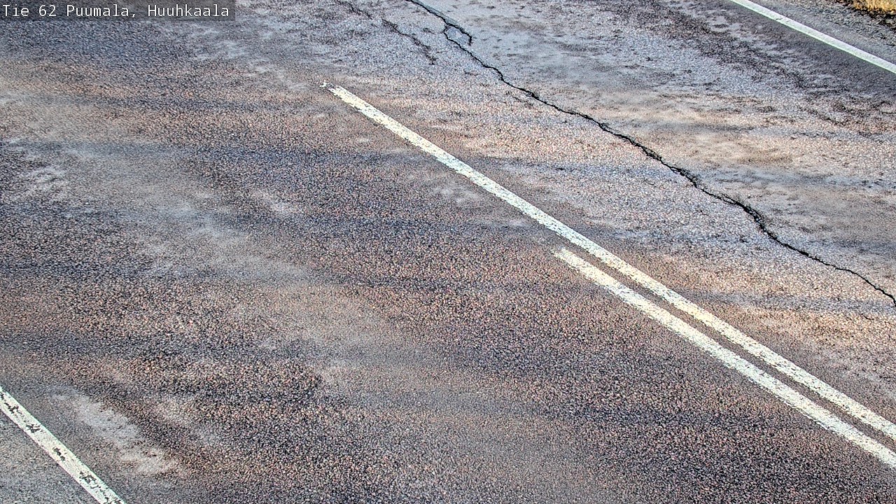 Weather Camera Image Väg 62 Puumala, Huuhkaala, Puumala, Etelä-Savo